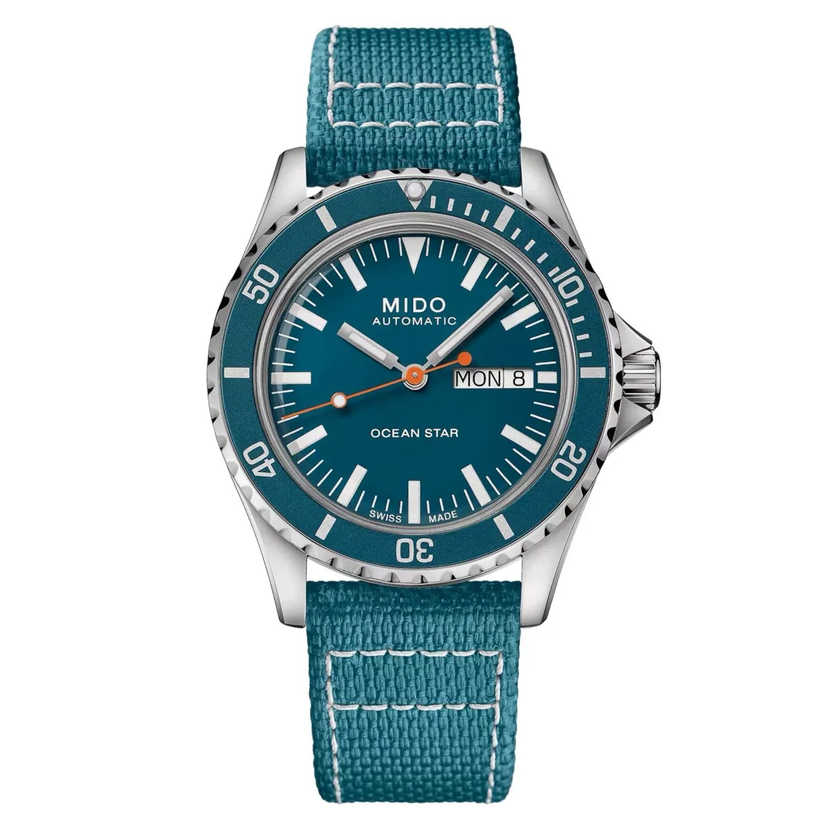 MIDO OCEAN STAR TRIBUTE BLUE -SPECIAL EDITION -1 EXTRA STRAP