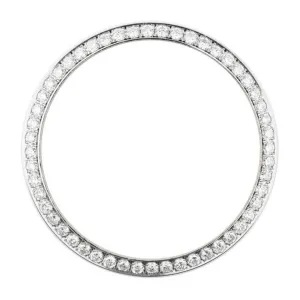 Mined Diamond Bezel To Fit Rolex Datejust 36 Mm Watch Round Custom 3.25 Ct