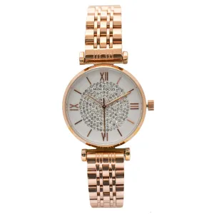 Mini Focus Rose Gold Stainless Steel Rose Gold Dial Quartz Watch for Ladies - MF0334L-03
