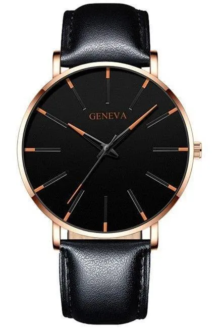 Minimalist Men's Ultra-Thin Watches
