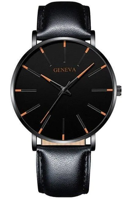 Minimalist Men's Ultra-Thin Watches