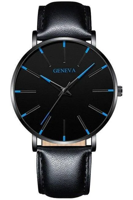 Minimalist Men's Ultra-Thin Watches