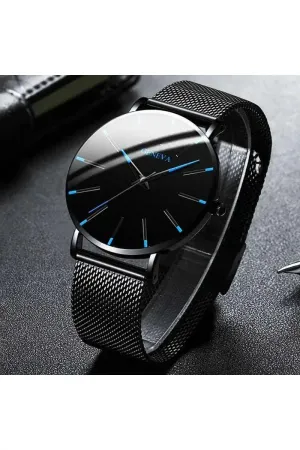 Minimalist Men's Ultra-Thin Watches