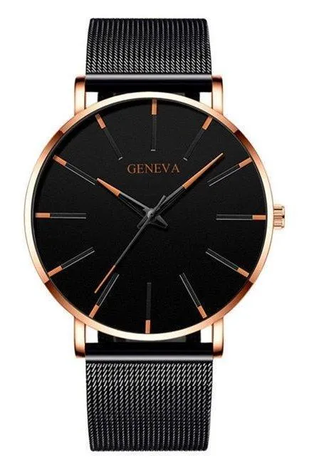 Minimalist Men's Ultra-Thin Watches