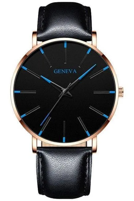 Minimalist Men's Ultra-Thin Watches