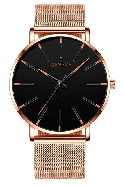 Minimalist Men's Ultra-Thin Watches
