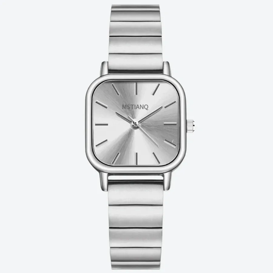 Minimalist Square Dial Quartz Watches