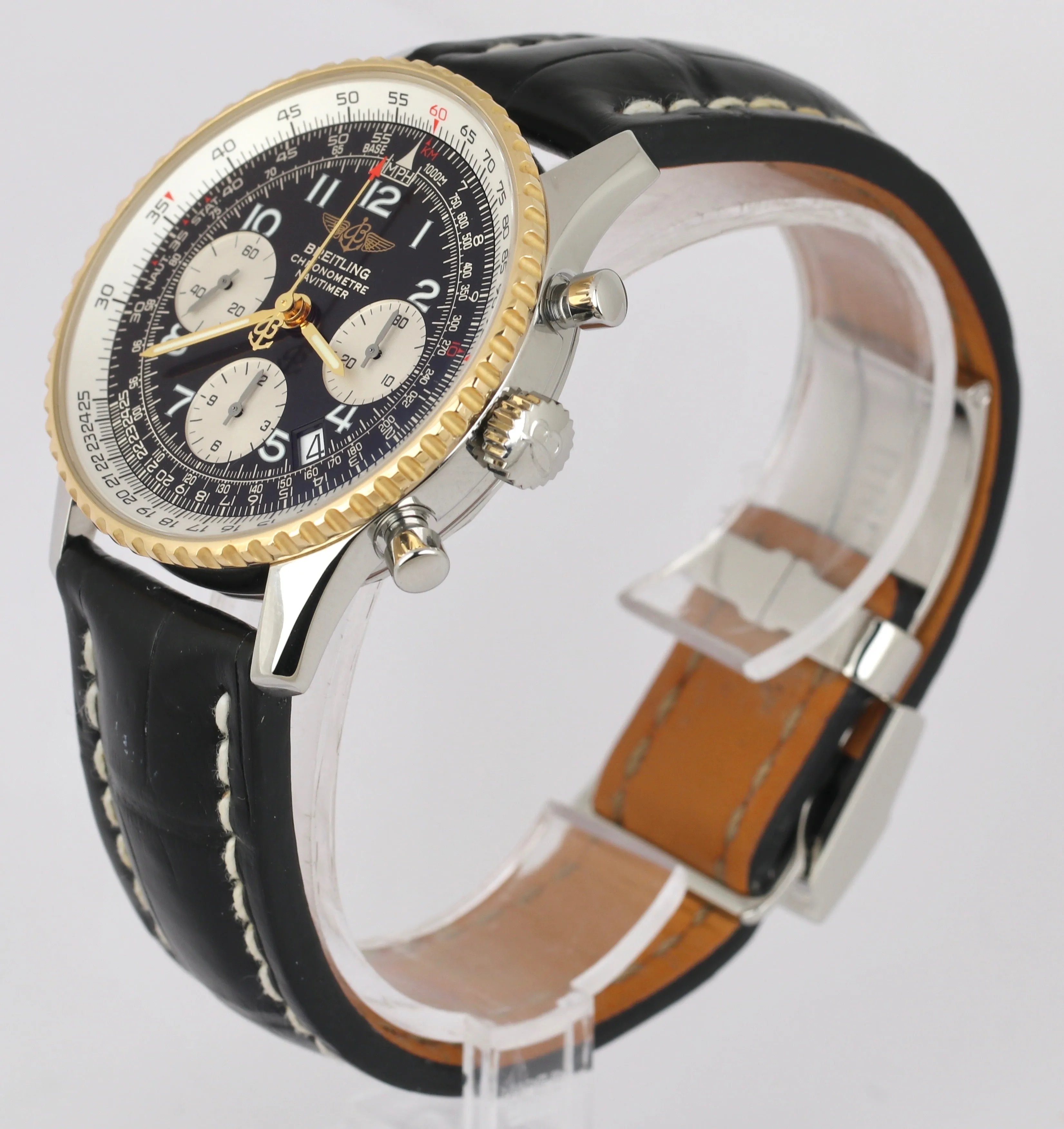 MINT Men's Breitling Navitimer Chronograph 41mm Stainless Steel Black D23322
