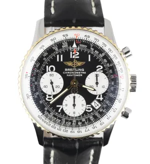 MINT Men's Breitling Navitimer Chronograph 41mm Stainless Steel Black D23322