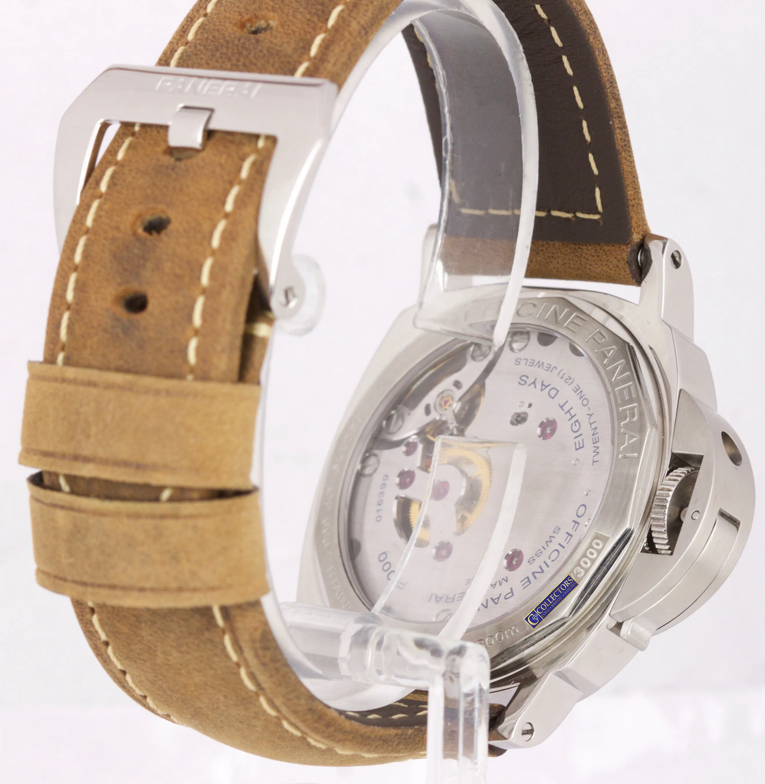 MINT Men's Panerai PAM 560 44mm Luminor Base 8 Days Stainless Watch PAM00560