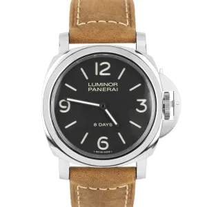 MINT Men's Panerai PAM 560 44mm Luminor Base 8 Days Stainless Watch PAM00560