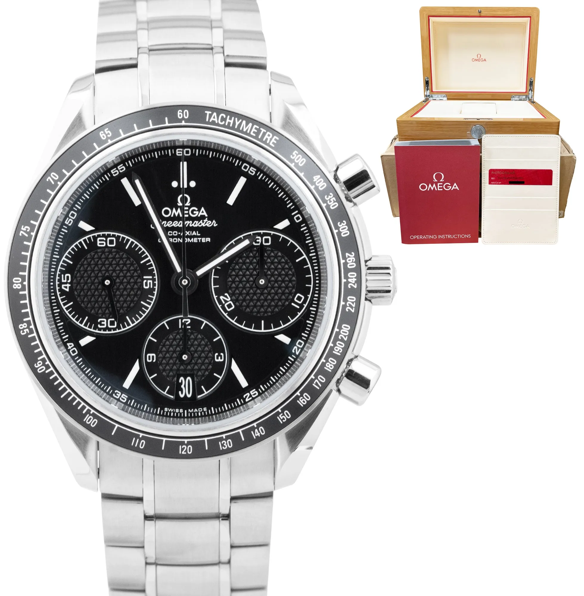 MINT Omega Speedmaster Racing Chronograph Steel 40mm 326.30.40.50.01.001 B P