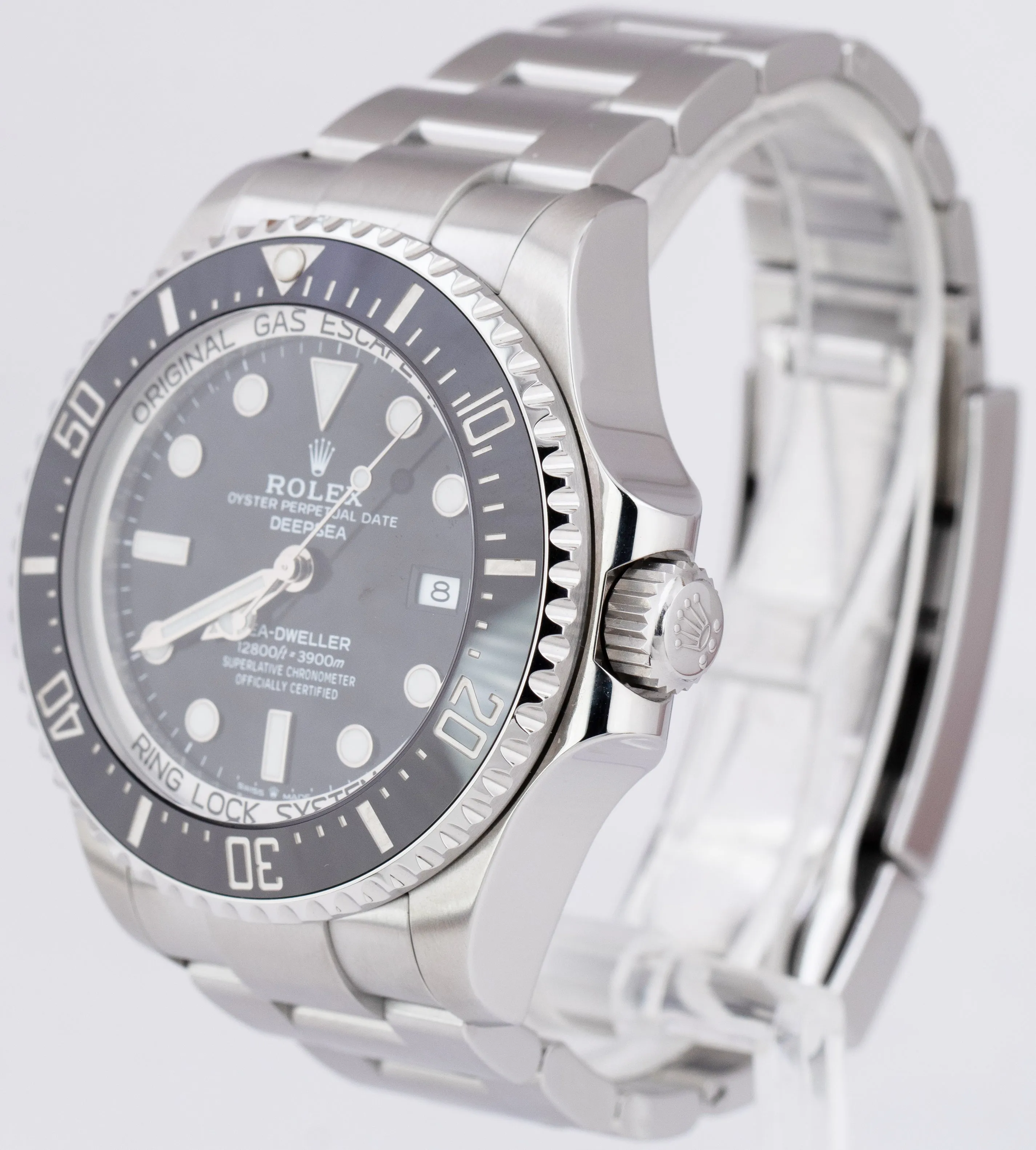 MINT Rolex Sea-Dweller Deepsea Black 44mm Dive Stainless Steel Watch 126660 BOX