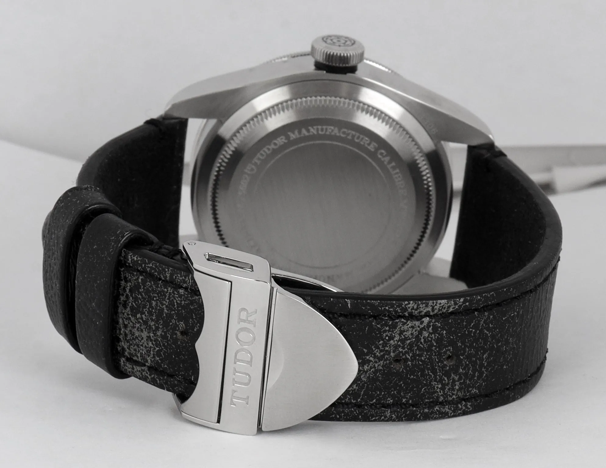 MINT Tudor Black Bay Heritage Black 79230 Stainless Steel 41mm Strap Dive Watch