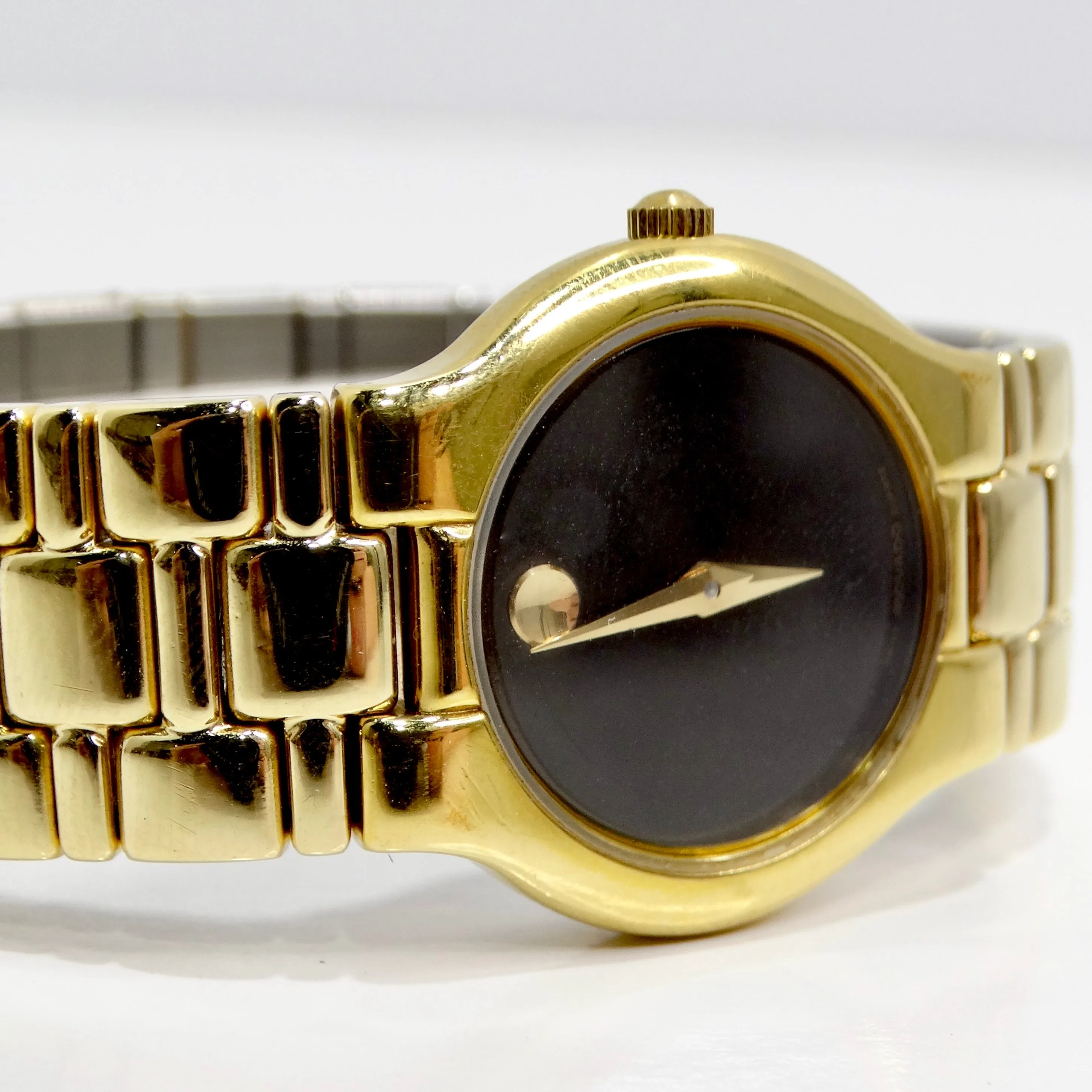 Movado 18K Gold Plated Watch