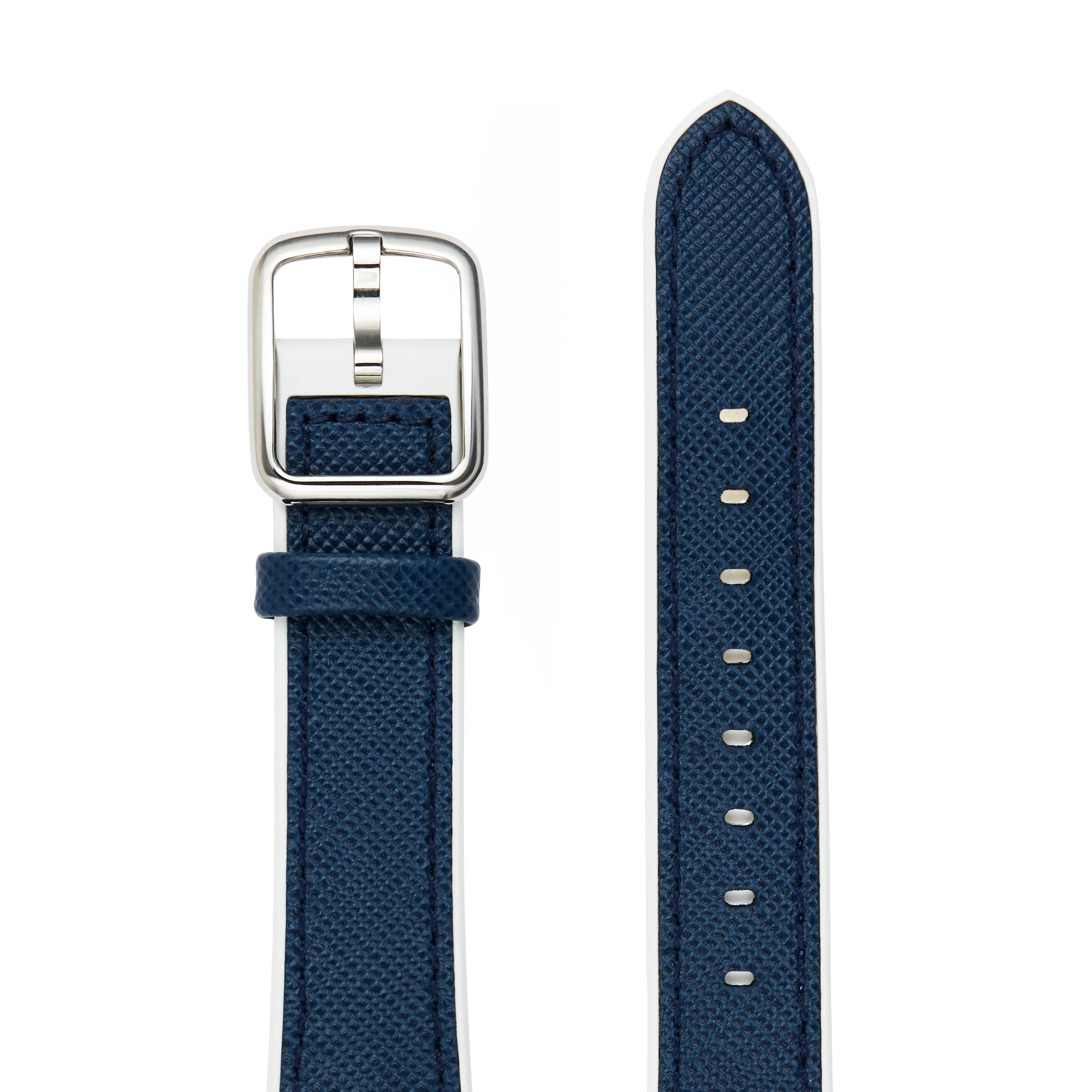 Navy Saffiano