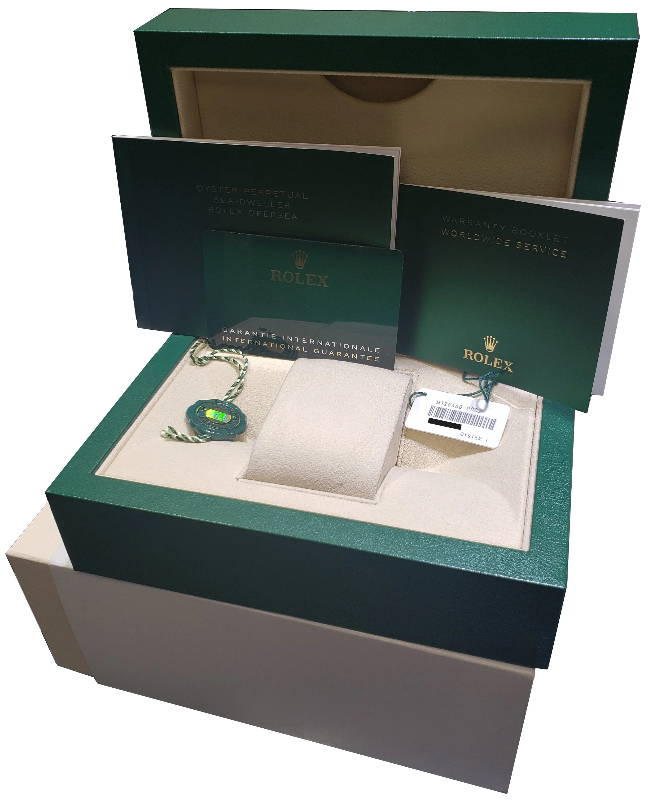 NEW 2020 Rolex Sea-Dweller Deepsea James Cameron Blue 44mm 126660 Watch