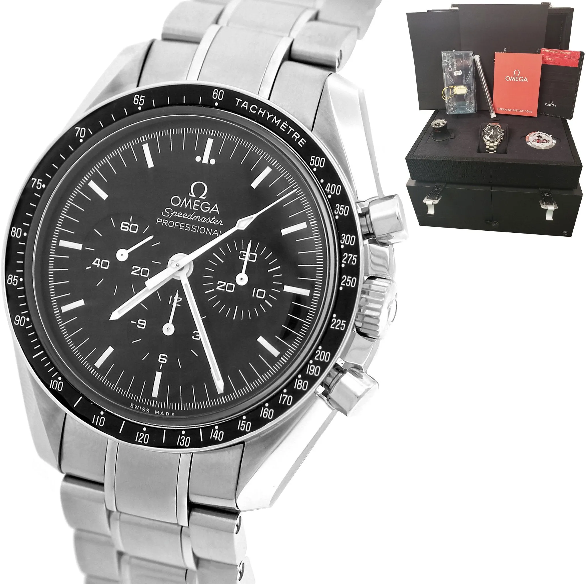 NEW 2021 Omega Speedmaster Moonwatch Chronograph 42mm Watch 311.30.42.30.01.005