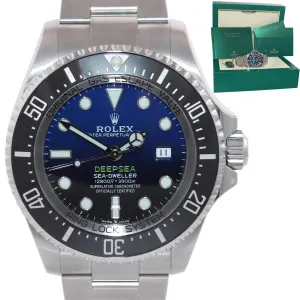 NEW 2021 Rolex Sea-Dweller Deepsea Cameron Blue 126660 44mm Watch Box