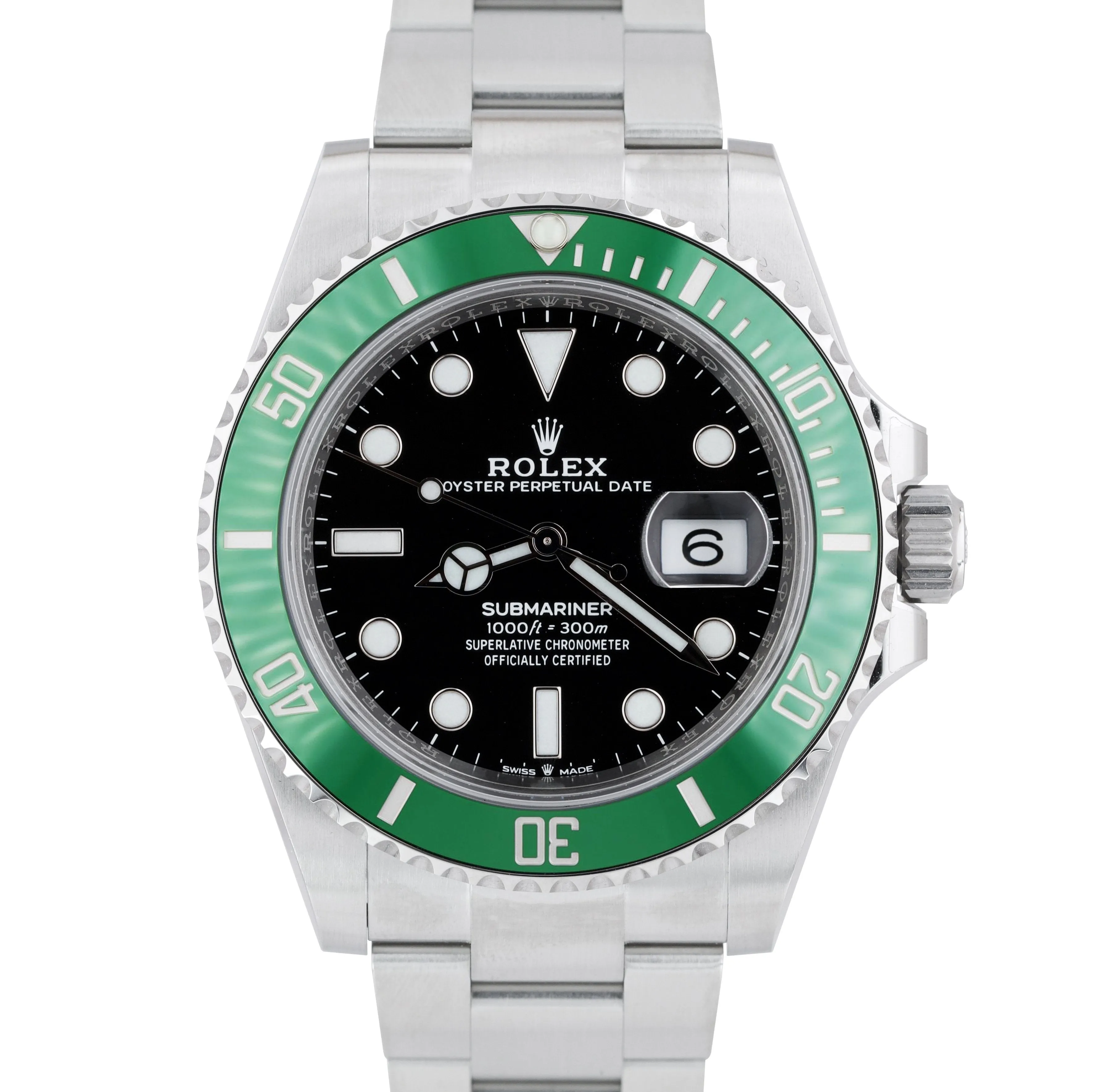 NEW MAY 2022 Rolex Submariner 41mm Date GREEN KERMIT Ceramic Watch 126610 LV