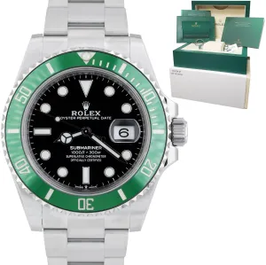 NEW MAY 2022 Rolex Submariner 41mm Date GREEN KERMIT Ceramic Watch 126610 LV