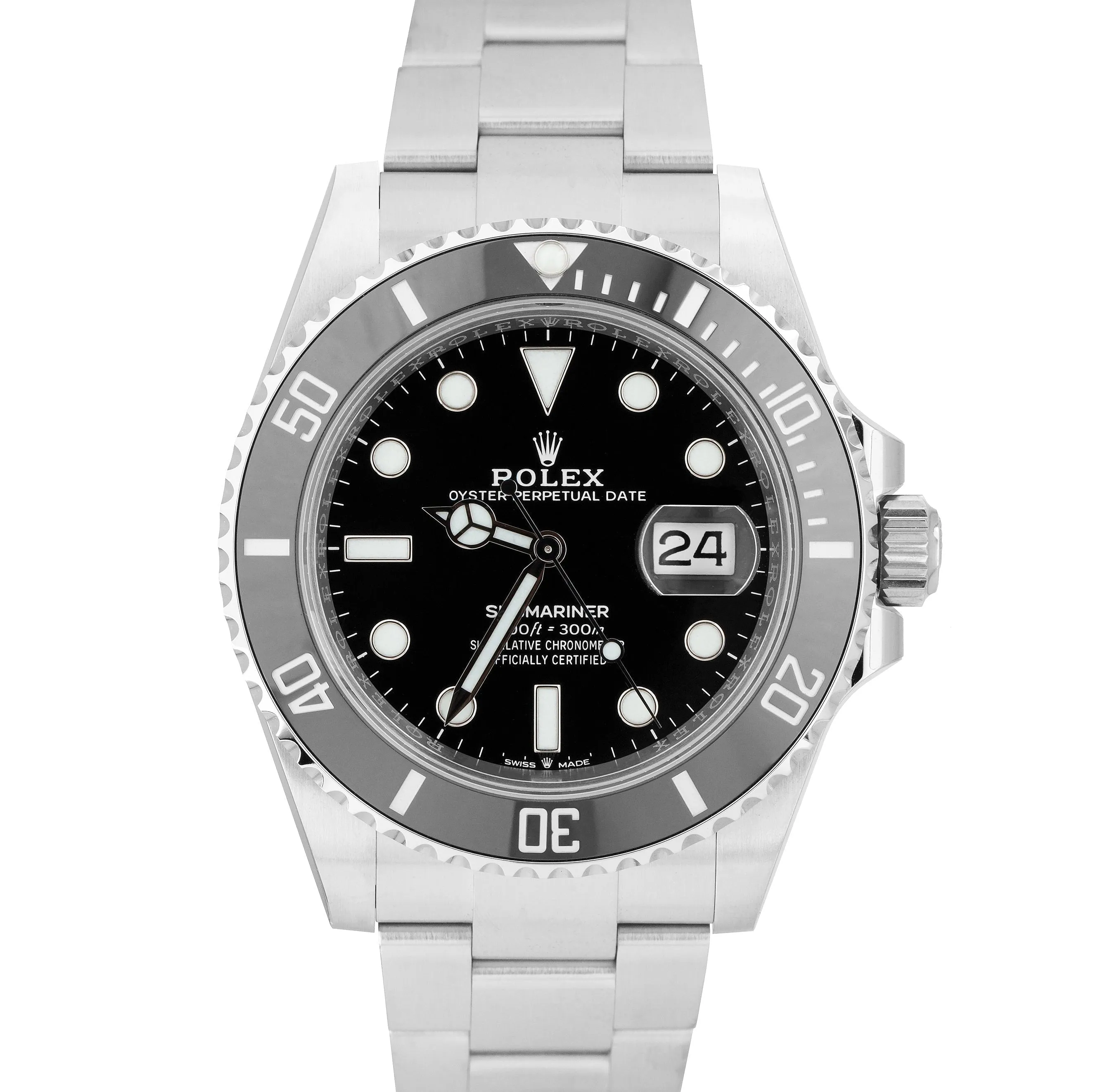 NEW MAY 2022 Rolex Submariner 41mm Date Steel Black Ceramic Watch 126610 LN