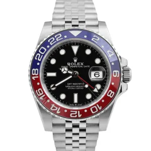 NEW NOV 2023 PAPERS Rolex GMT-Master II PEPSI JUBILEE 40mm 126710 BLRO B P