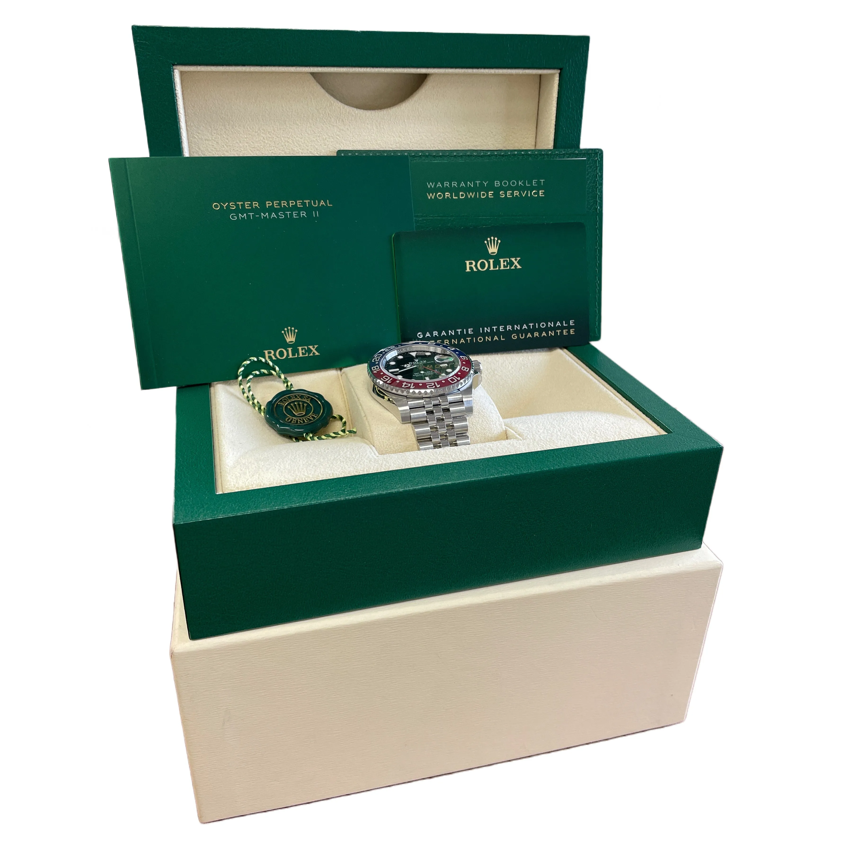 NEW NOV 2023 PAPERS Rolex GMT-Master II PEPSI JUBILEE 40mm 126710 BLRO B P