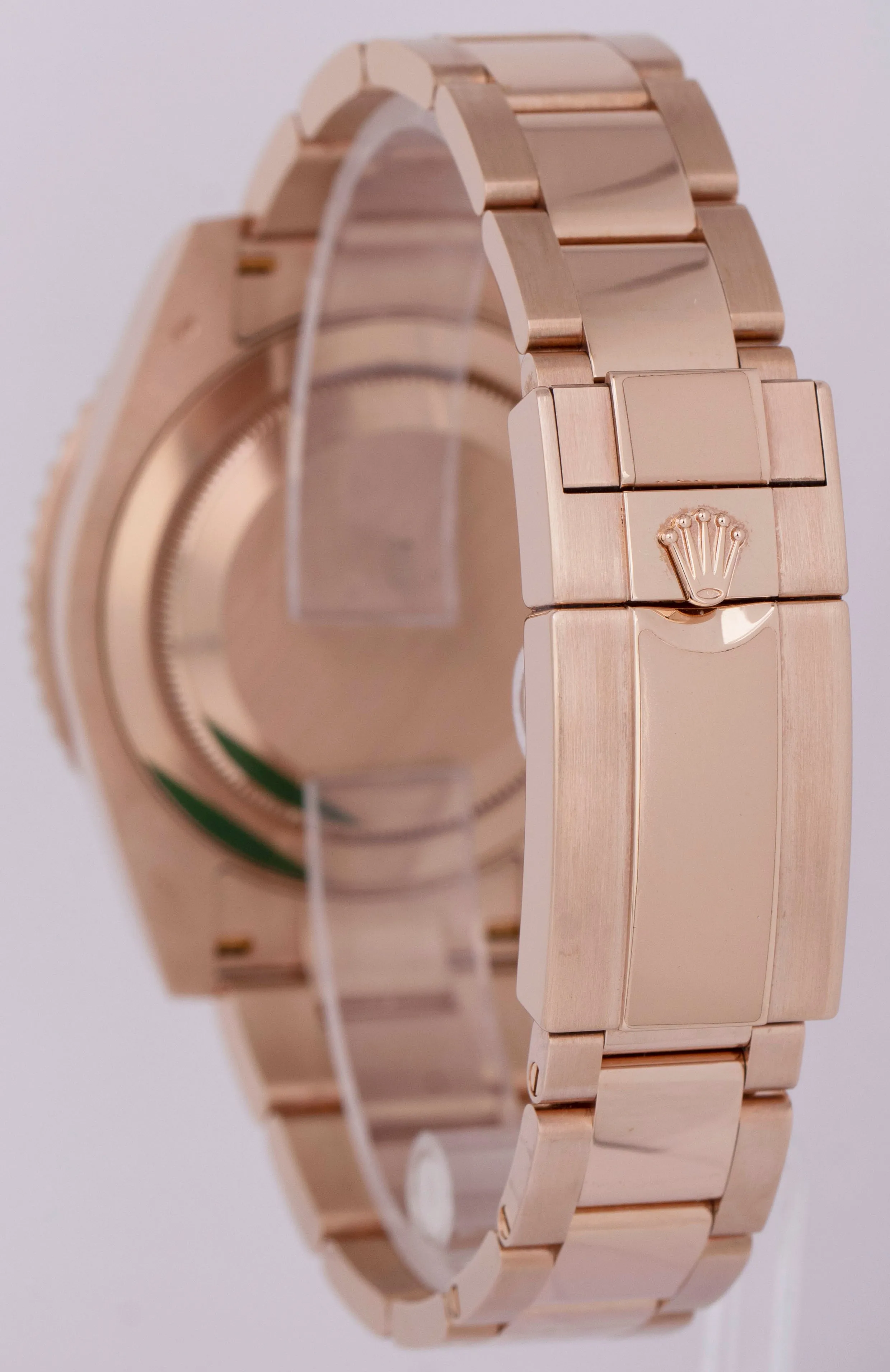 NEW PAPERS Rolex GMT-Master II Root Beer 18K Rose Gold 40mm Watch 126715CHNR B P