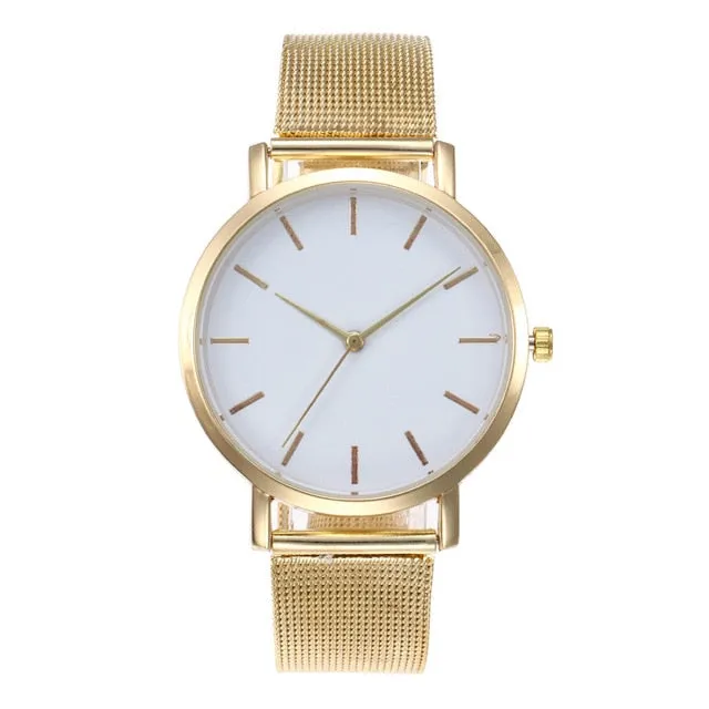 New Woman Watch Fashion Rose Gold Silver Luxury Ladies Watch For Women reloj mujer saat relogio zegarek damski Bayan Kol Saati