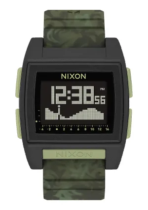 Nixon Base Tide Pro Green Camo Watch