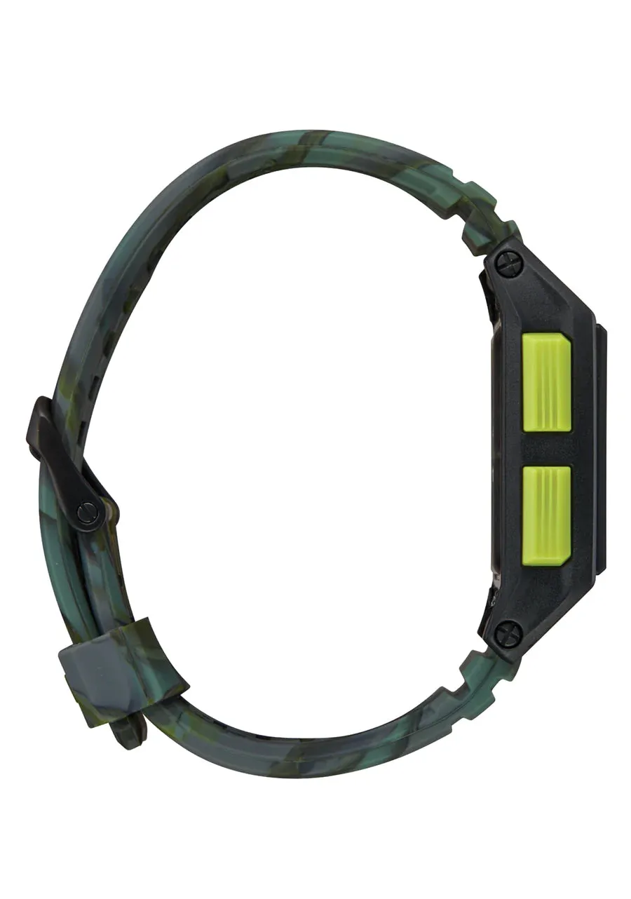 Nixon Base Tide Pro Green Camo Watch