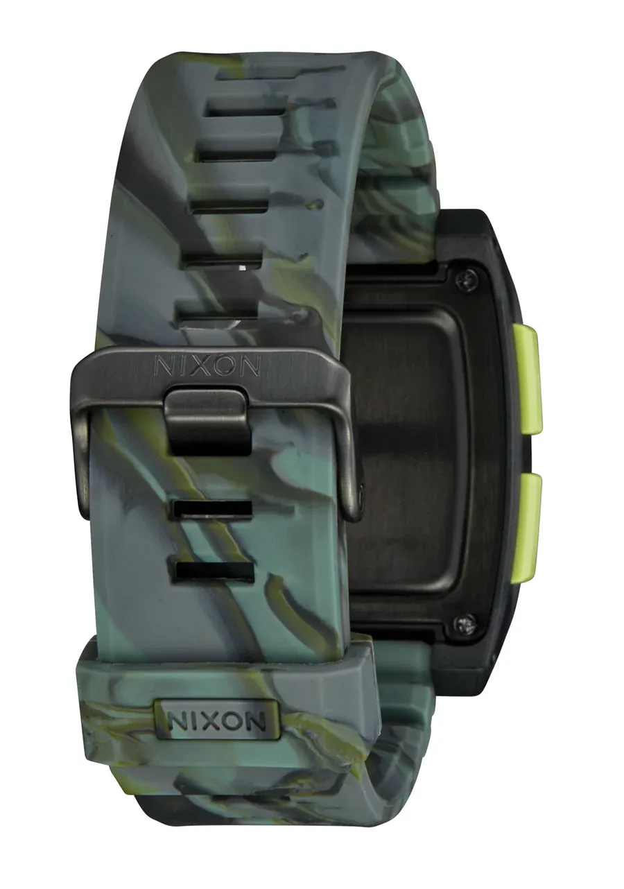 Nixon Base Tide Pro Green Camo Watch