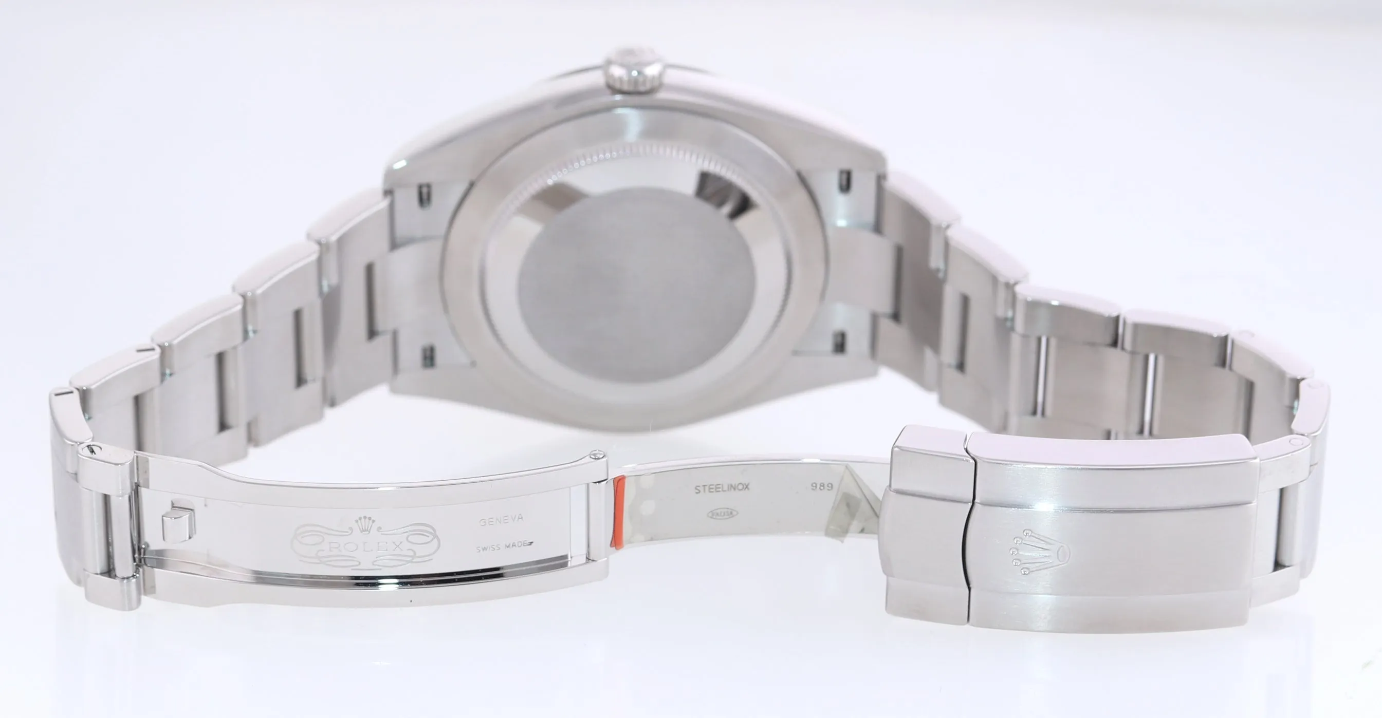 OCT 2021 BRAND NEW PAPERS Rolex Oyster Perpetual 41mm Coral Red Watch 124300
