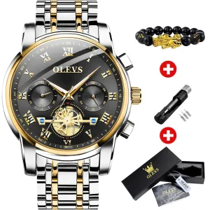 OLEVS Classic Roman Scale Dial Luxury Wrist Watch