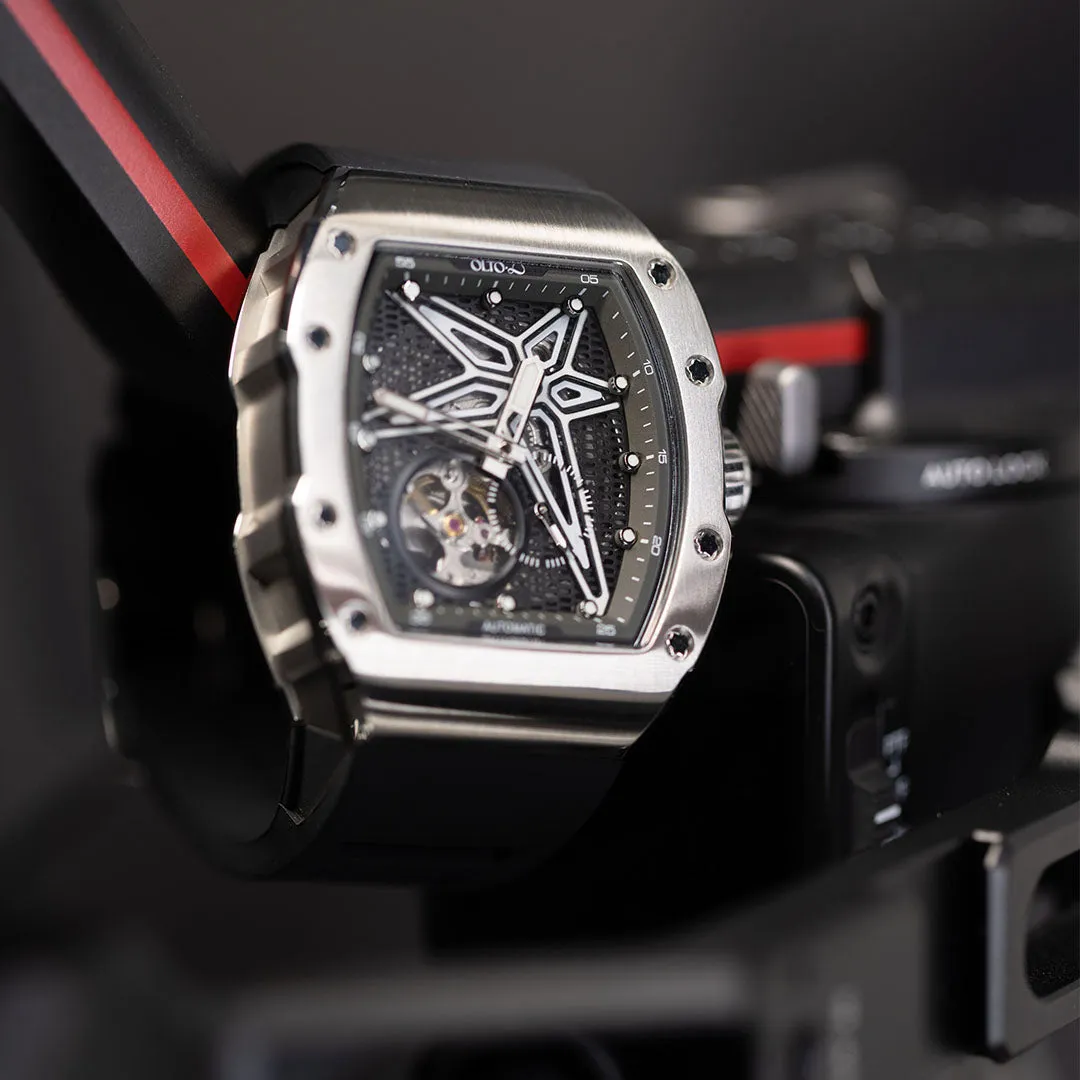 OLTO-8 REEF Skeleton Automatic Silver