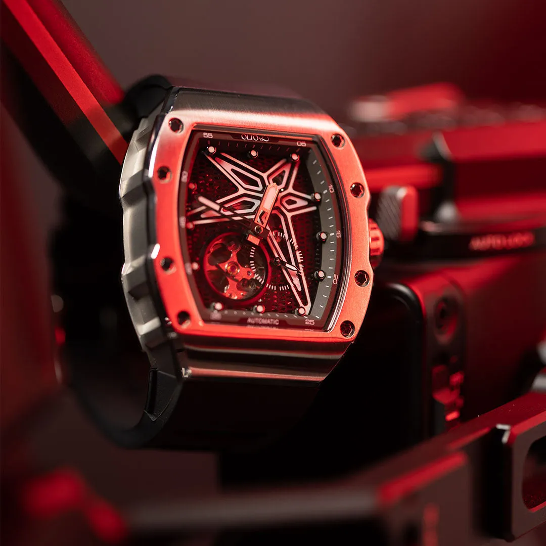 OLTO-8 REEF Skeleton Automatic Silver