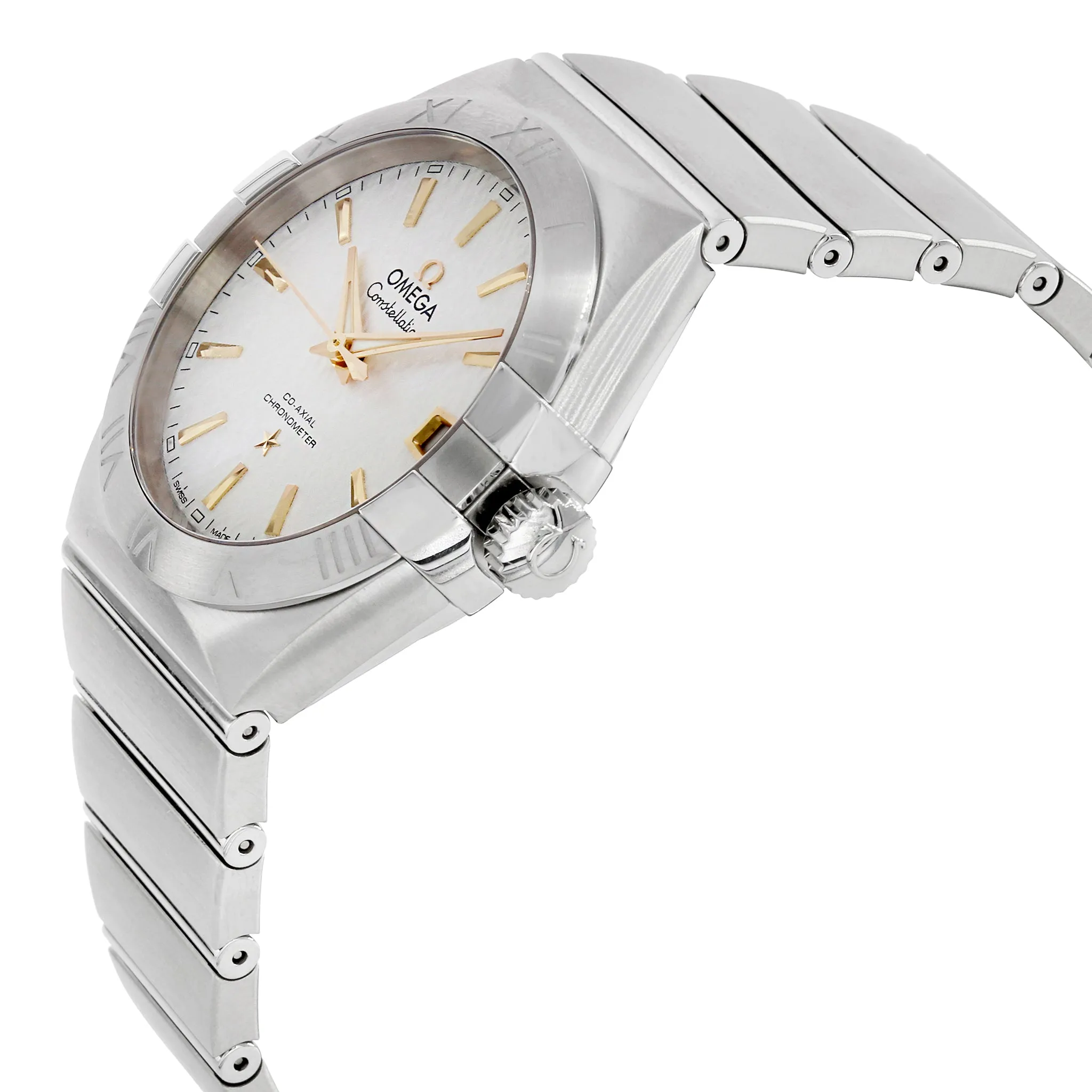 Omega Constellation 123.10.38.21.02.002 White Opaline Dial Automatic Men's Watch