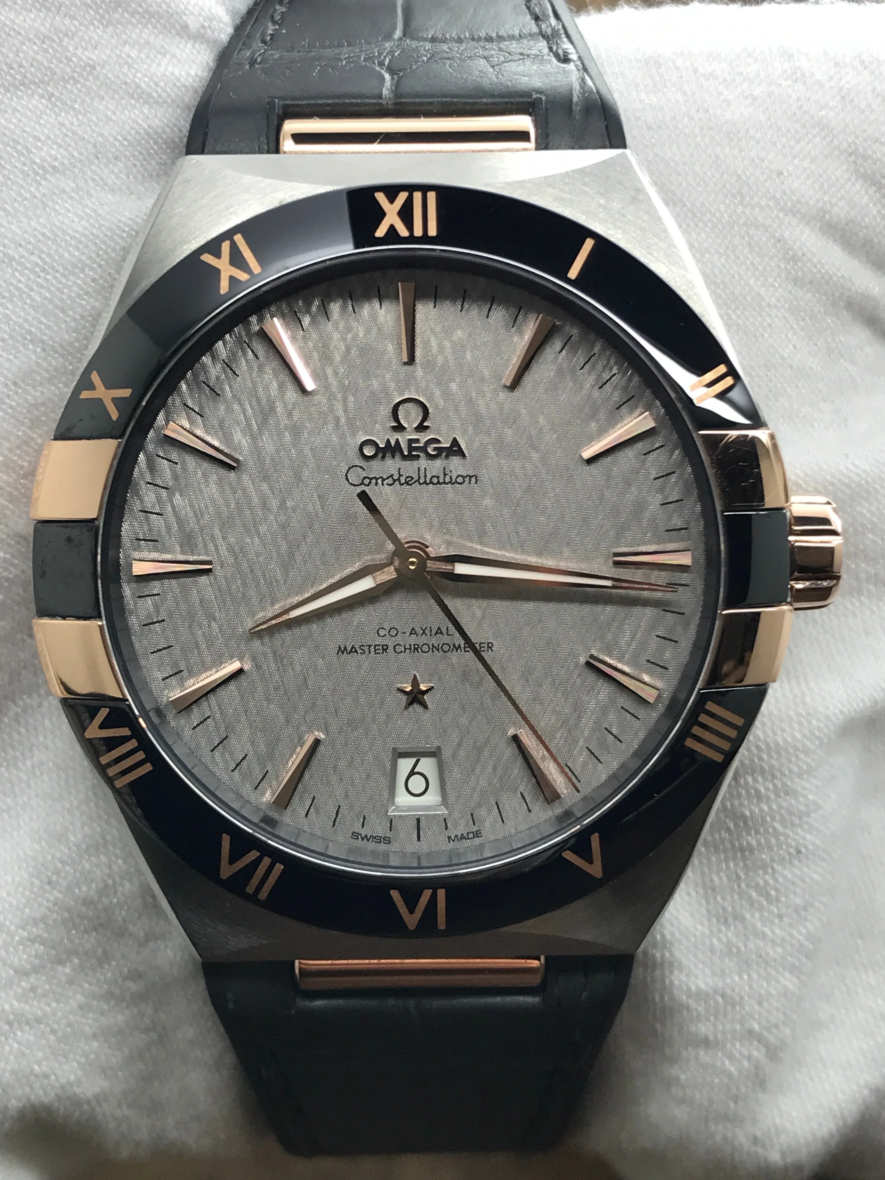 Omega Constellation 131.23.41.21.06.001 Rhodium Grey Dial Automatic Men's Watch