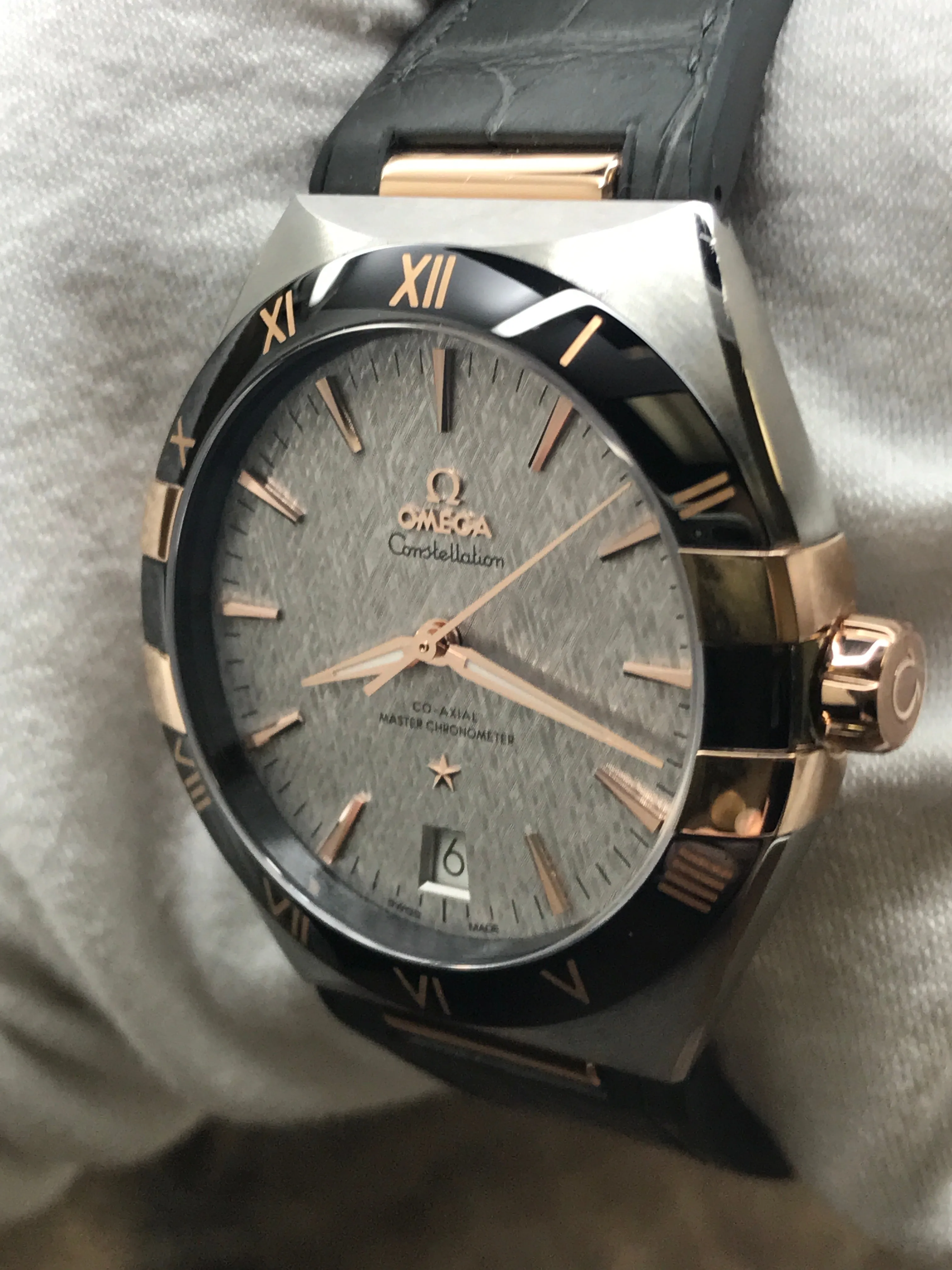 Omega Constellation 131.23.41.21.06.001 Rhodium Grey Dial Automatic Men's Watch