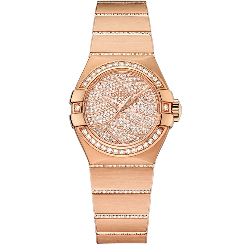Omega Constellation 27 mm, red gold on red gold