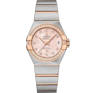 Omega Constellation 27 mm, steel - red gold on steel - red gold