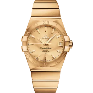 Omega Constellation 38 mm, yellow gold on yellow gold