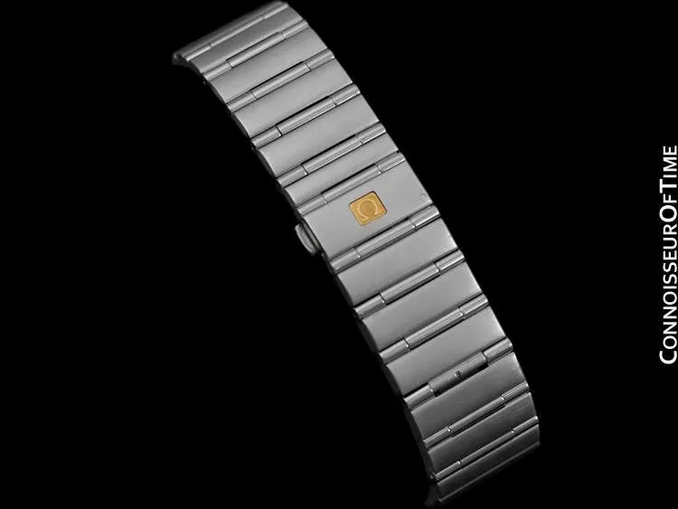 Omega Constellation Mens Bracelet Watch, Gray Dial - Brushed Stainless Steel