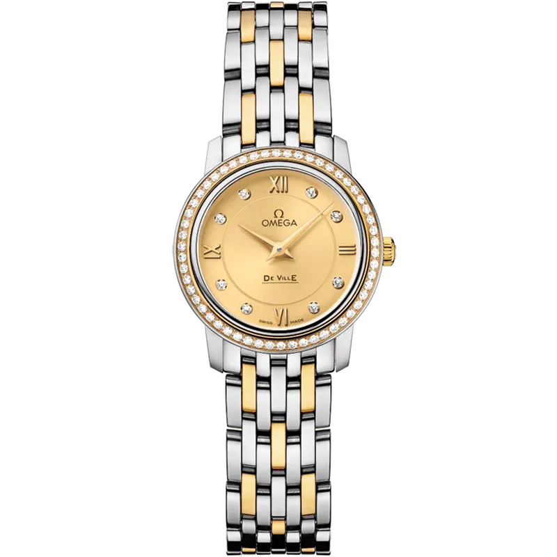 Omega De Ville Prestige 24.4 mm, steel - yellow gold on steel - yellow gold
