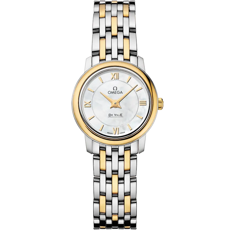 Omega De Ville Prestige 24.4 mm, steel - yellow gold on steel - yellow gold