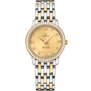 Omega De Ville Prestige 27.4 mm, steel - yellow gold on steel - yellow gold