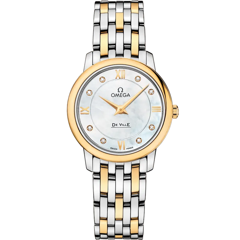 Omega De Ville Prestige 27.4 mm, steel - yellow gold on steel - yellow gold