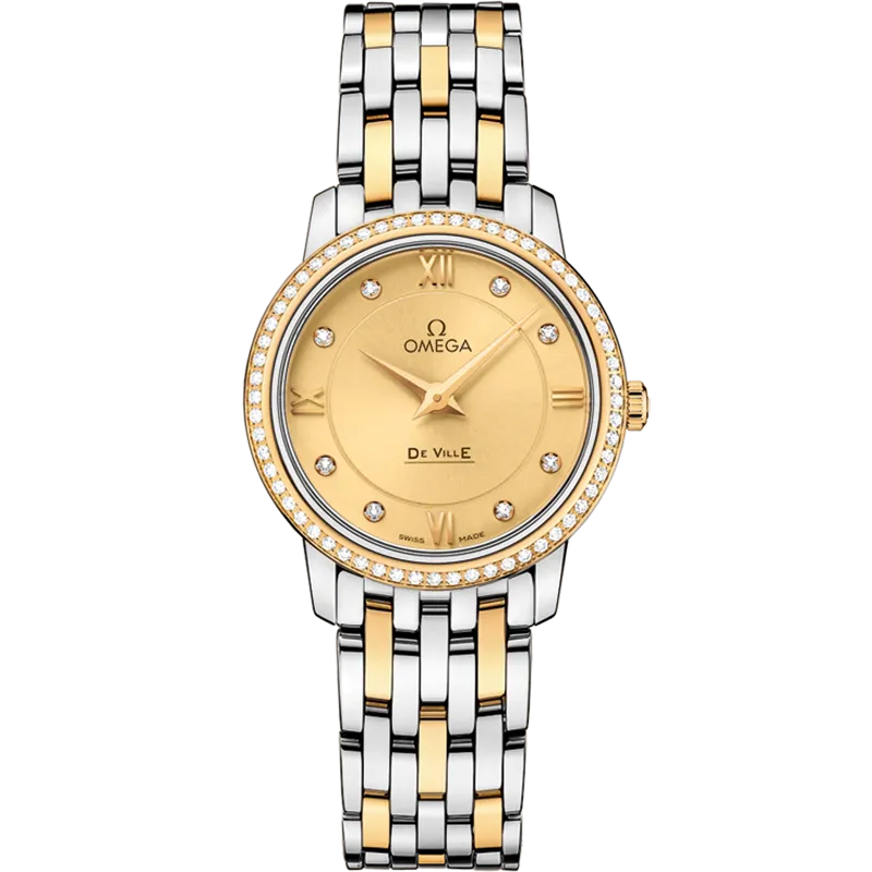 Omega De Ville Prestige 27.4 mm, steel - yellow gold on steel - yellow gold