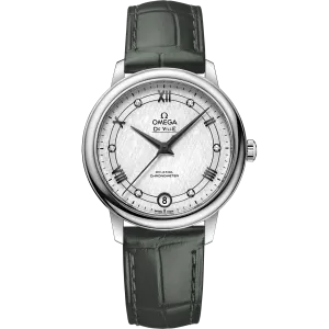 Omega De Ville Prestige 32.7 mm, steel on leather strap